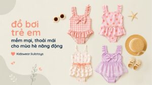 đồ bơi trẻ em mềm mại, thoải mái cho mùa hè năng động