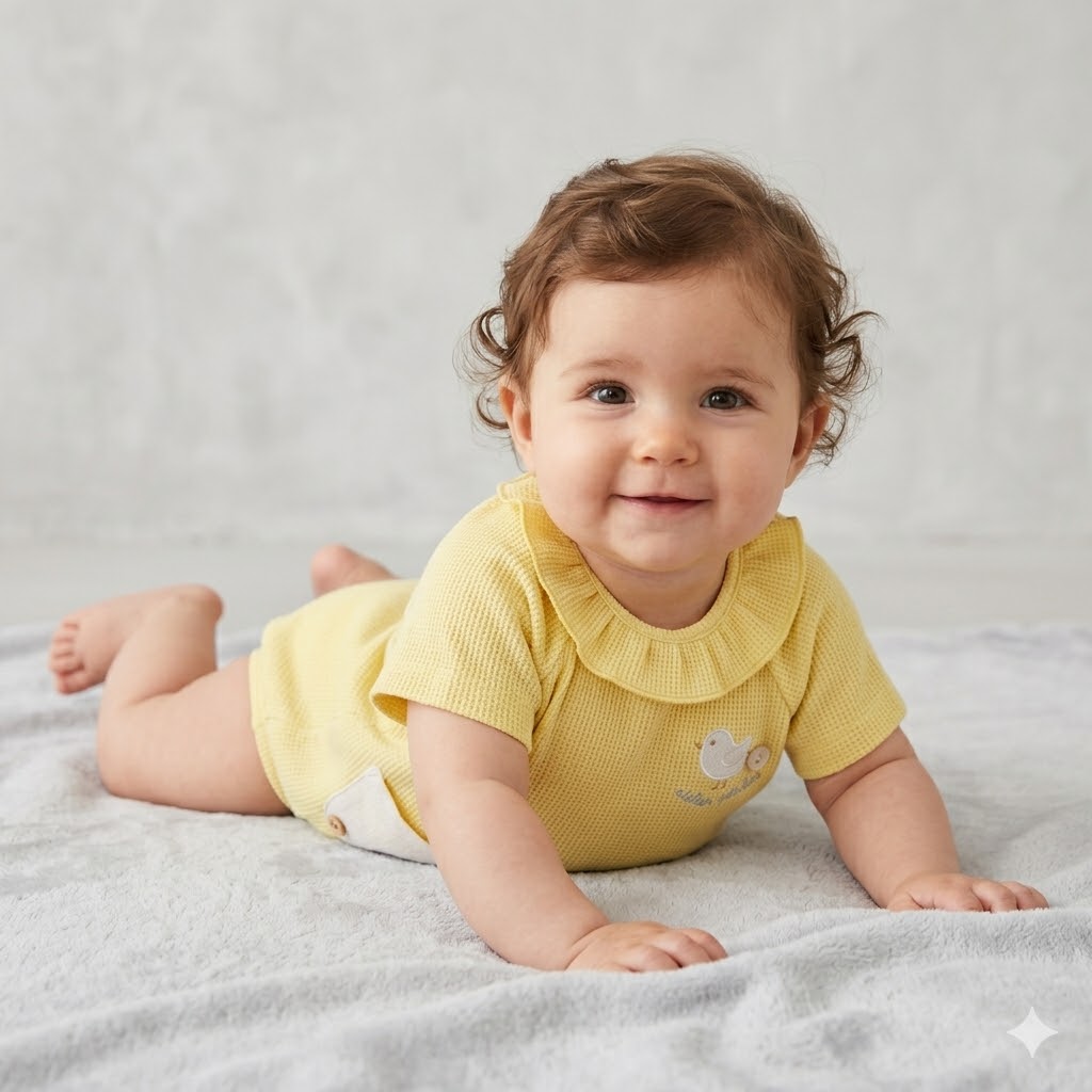 bé gái mặc bộ liền quần bodysuit nữ cho trẻ sơ sinh