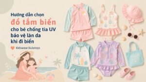 đồ tắm biển cho bé bìa
