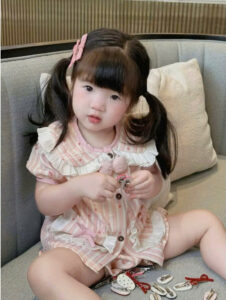 Bộ Pijama Trẻ Em Phối Bèo Dễ Thương